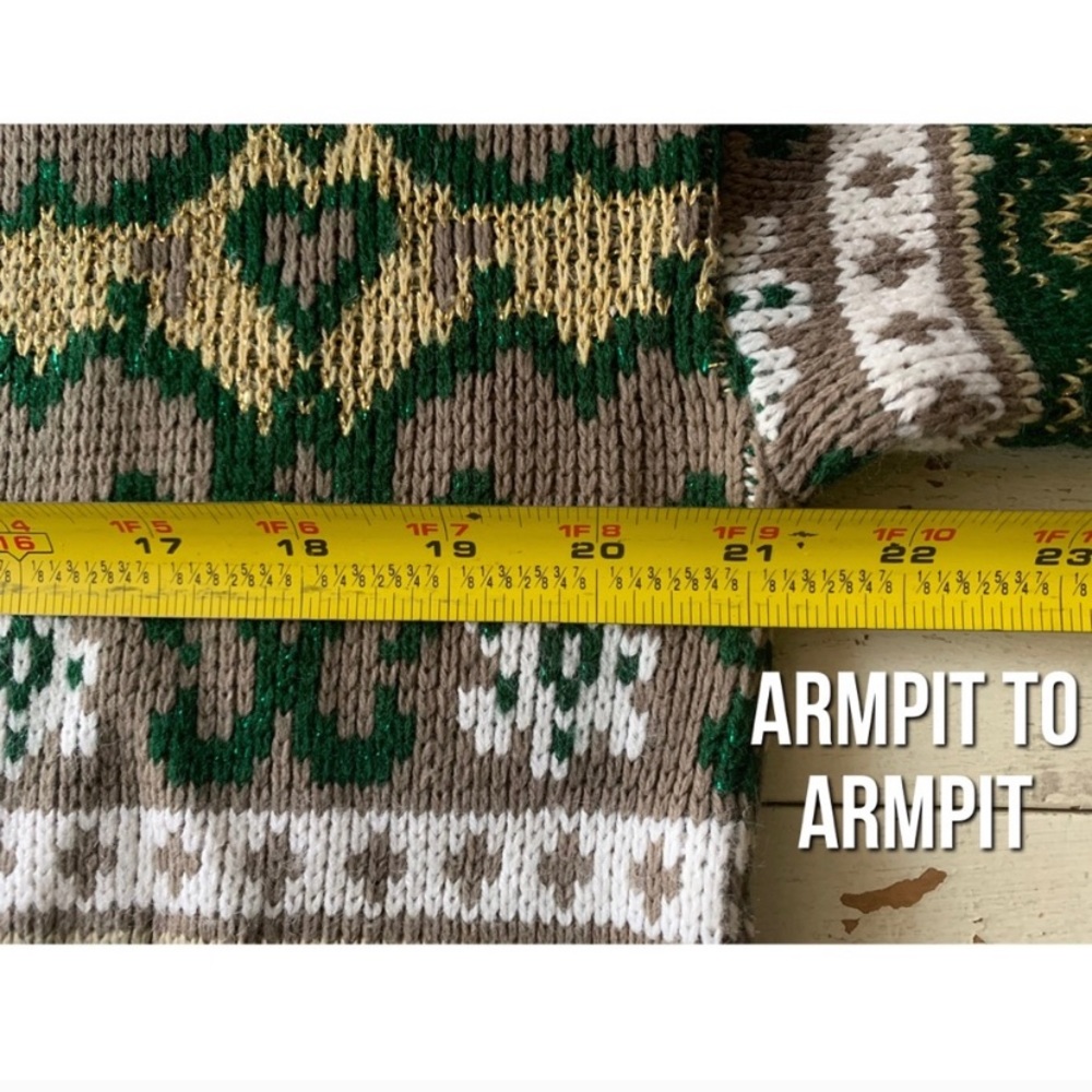vintage Arielle metallic knit sweater - Picture 11 of 12